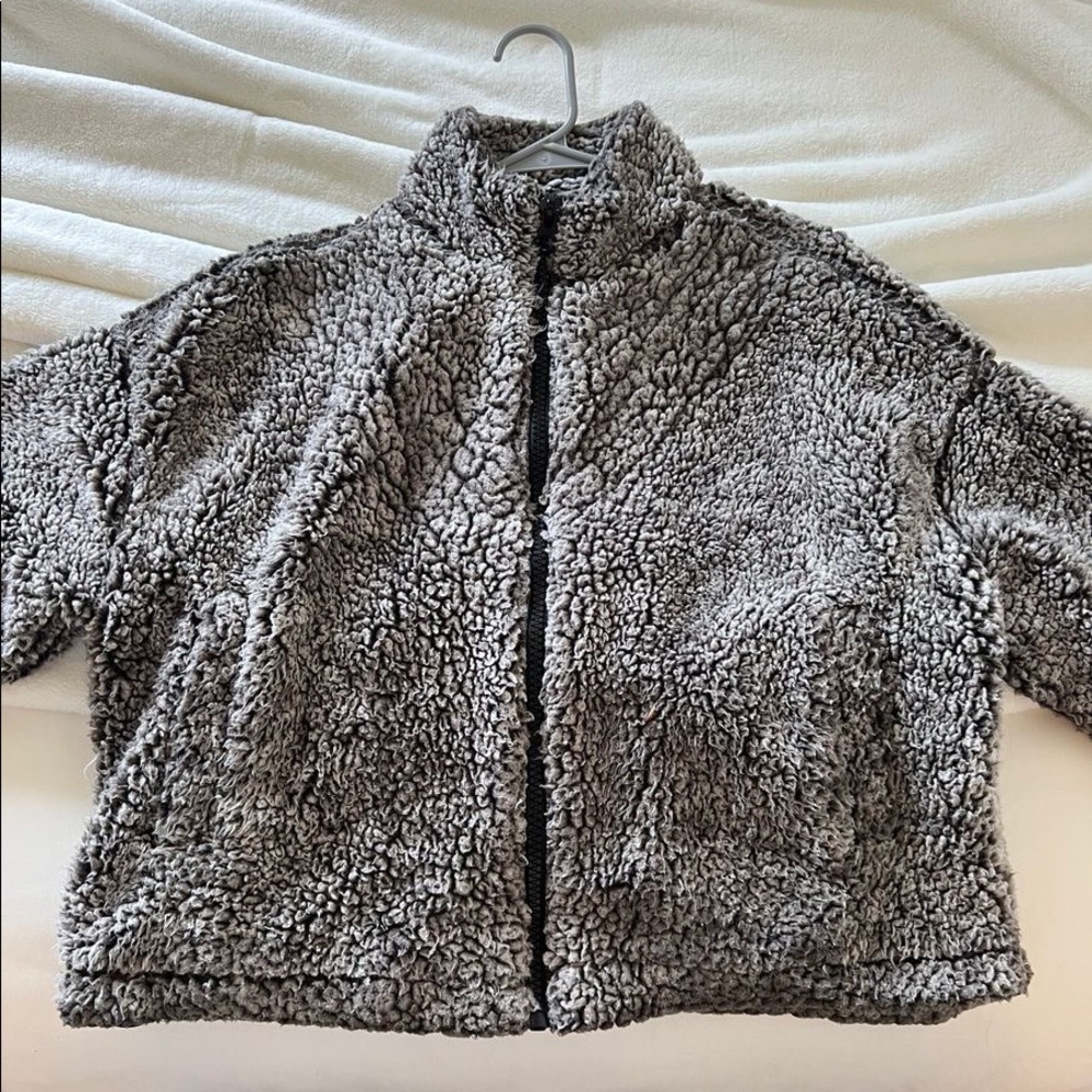 Cropped Sherpa Jacket